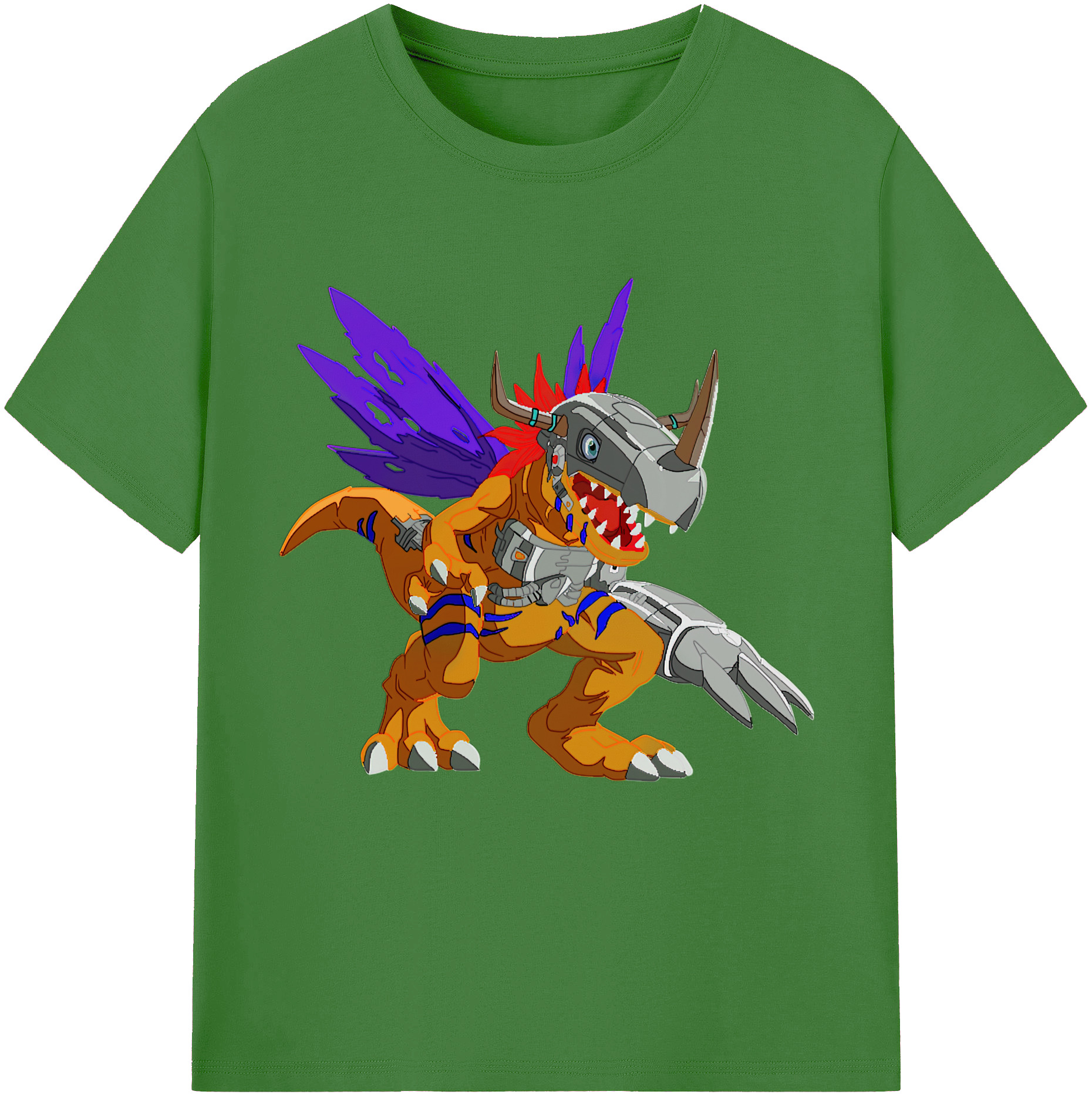 （画像用） Digimon デジタルモンスター/デジモン レディースカジュアルプリントTシャツ（綿100％）
